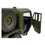 Vojenský terénny transportér 47 cm RC - zelený